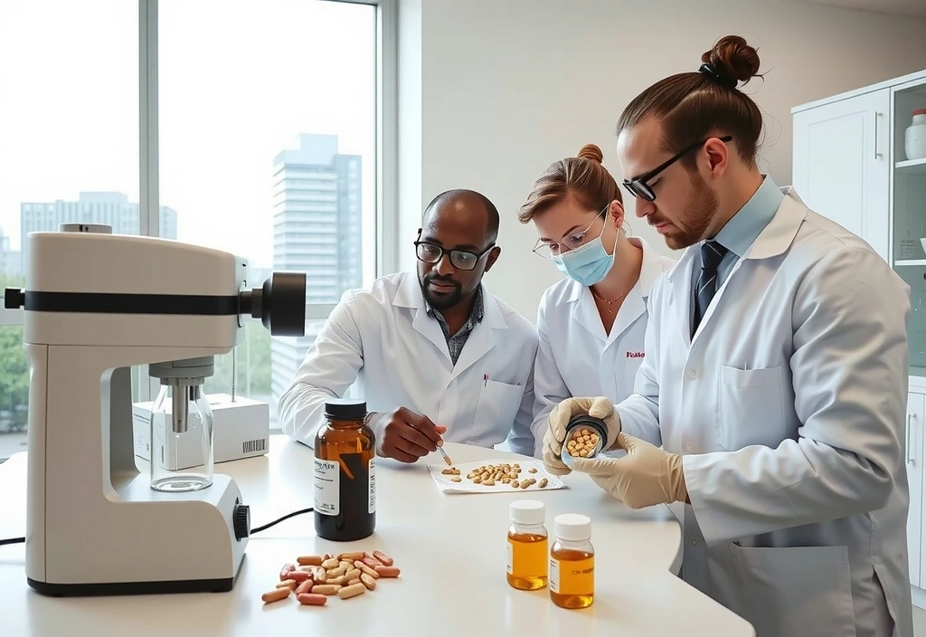 VitaLux Premium quality control laboratory